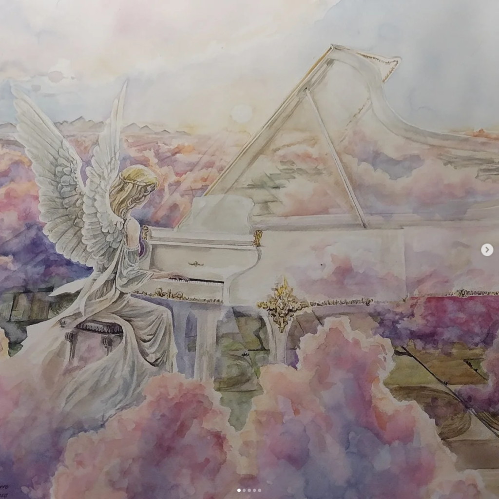 Angel at Piano