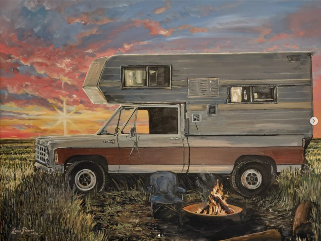 Camper Sunset