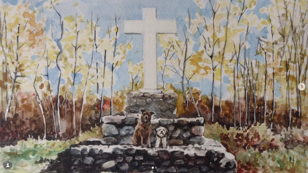 Dogs at Cross