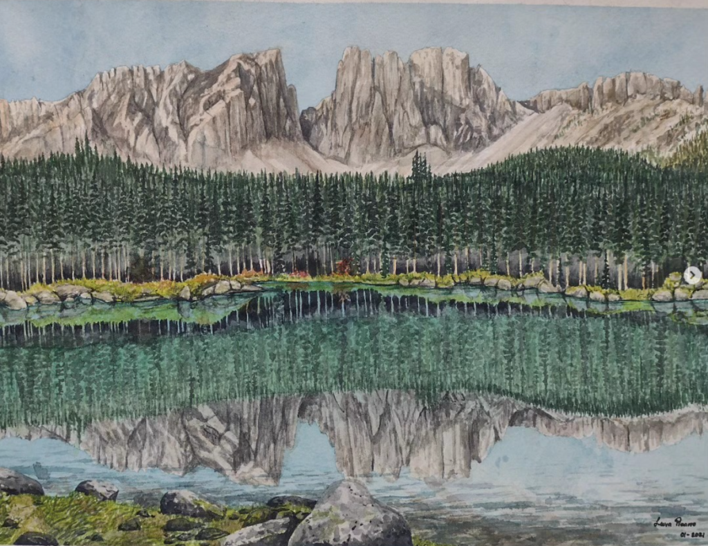 Mountain Lake Reflection