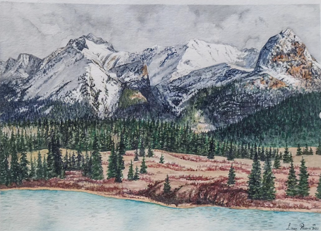 Snowy Mountain Valley