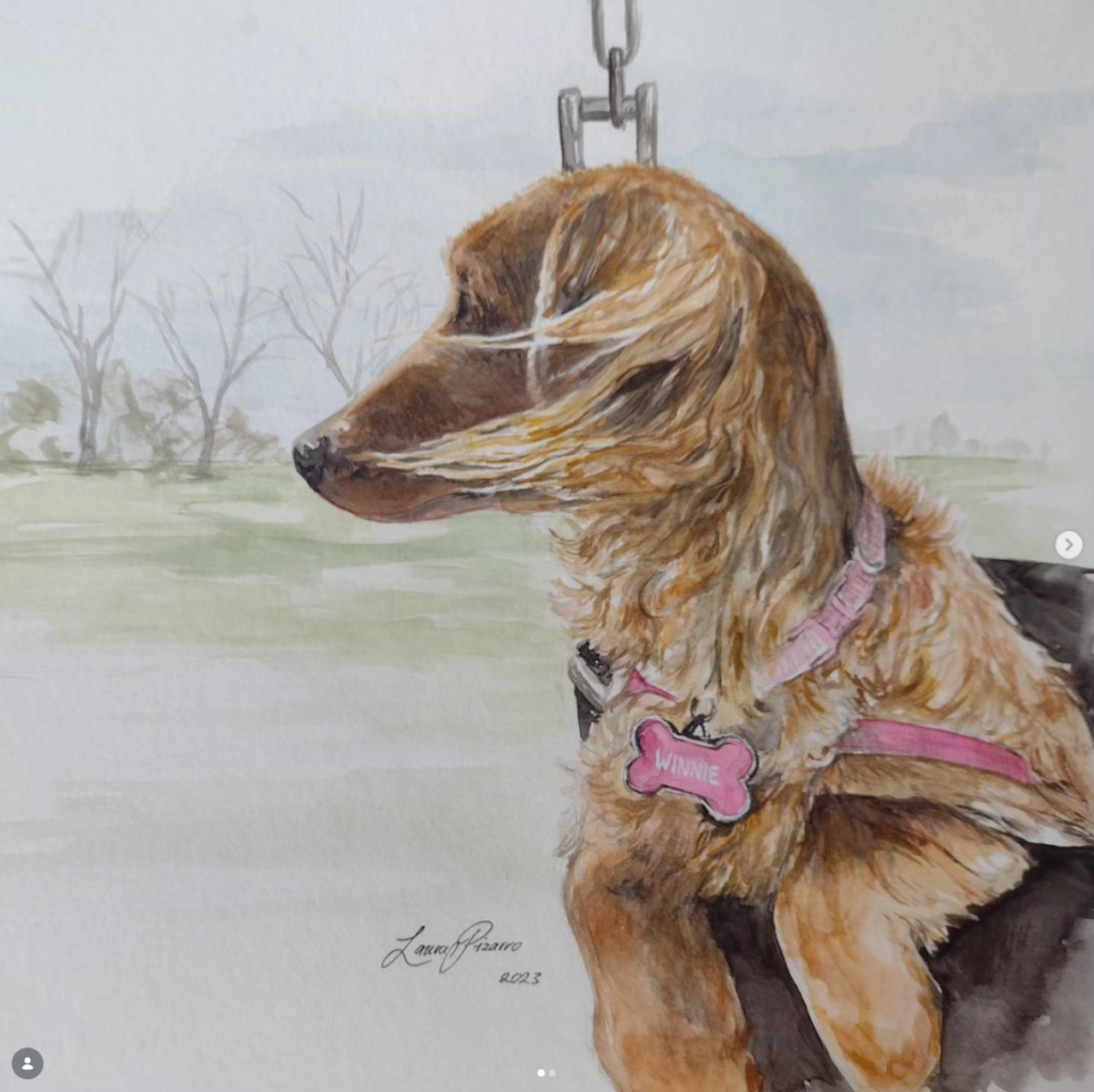 Winnie Dog Portrait